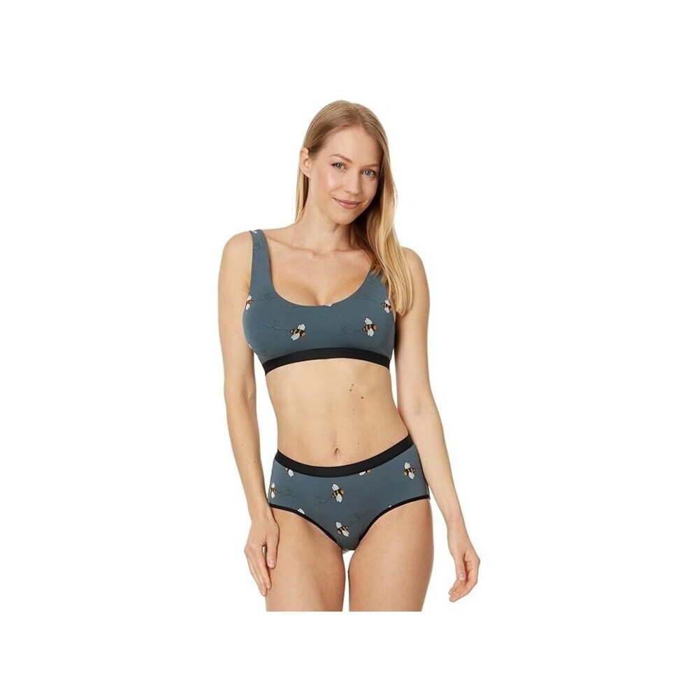 MeUndies Bralette Bra Women's Large Let It Bee Stretch U-Neck Scoop Back GBO841